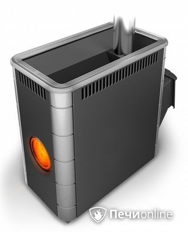 Дровяная банная печь TMF Аврора XXL Inox ДА Иллюминатор антрацит НВ в Казани